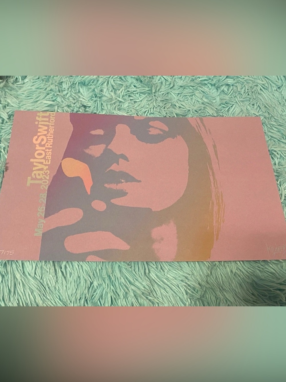 Taylor Swift The Eras Tour VIP Exclusive Concert Poster - East Rutherford 10x16